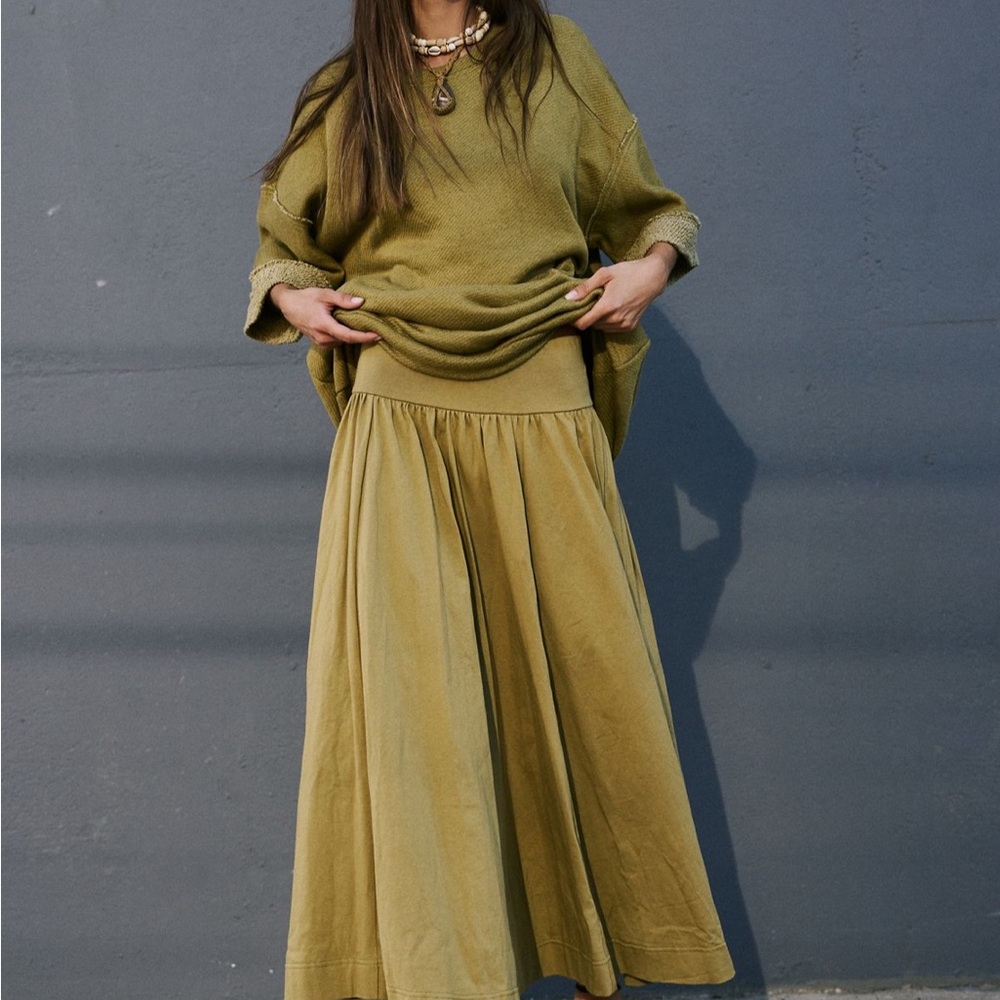 Free People - Carolyn Set in Crushed Rosemary Combo - Picture 5 of 7
